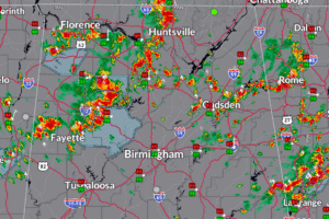 Storms Building Across North, North Central Alabama Storms Building Across North, North Central Alabama