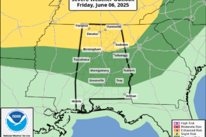 Scattered Storms Tomorrow Through Sunday; Some Strong Scattered Storms Tomorrow Through Sunday; Some Strong