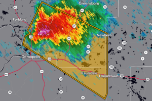 Severe Thunderstorm Warning for Portions of Marengo, Greene, and Hale Counties Until 4:00 PM CDT