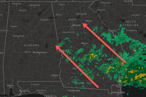 Midday Nowcast: Higher Rain Chances for East Alabama Today; Strong Storms Likely Friday and Saturday