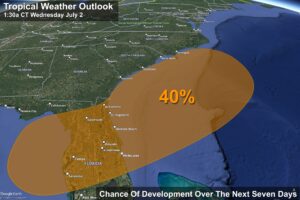 Drier Days Ahead For Alabama; Heat Levels Creep Up